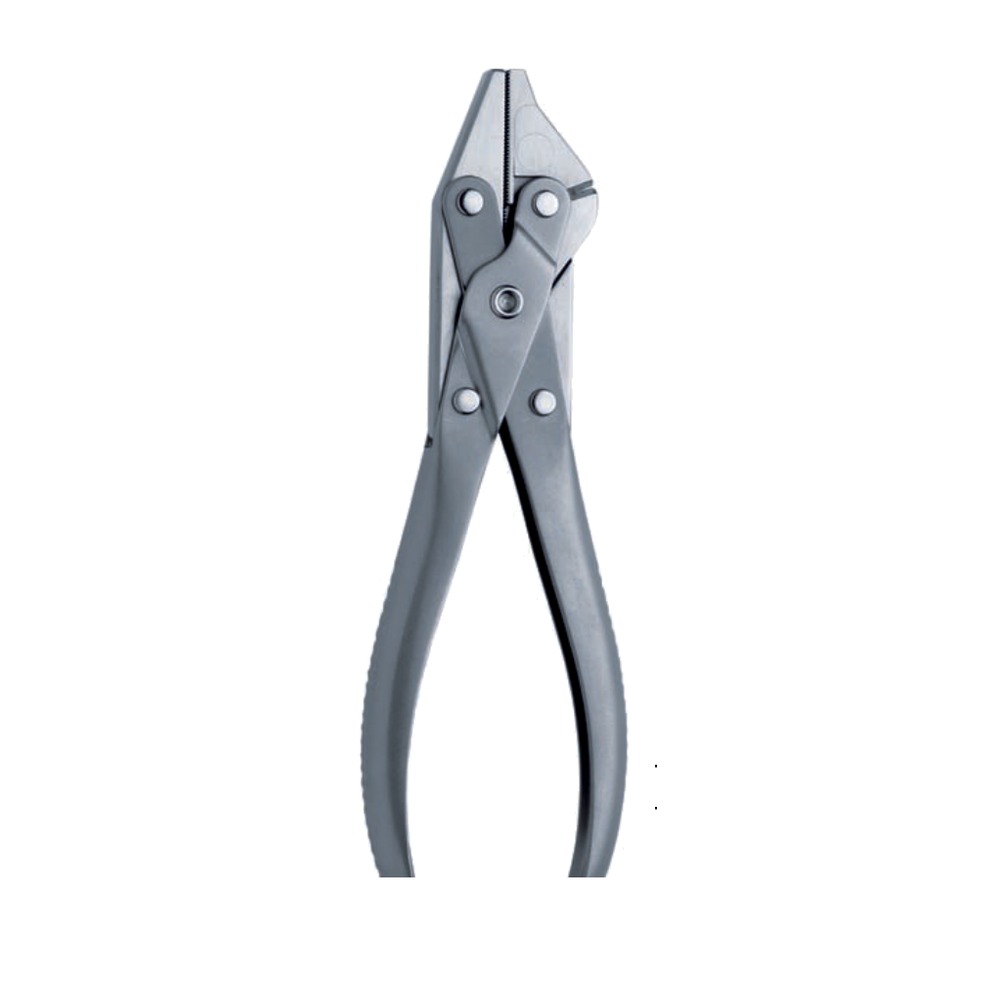 Flat nose plier, parallel grip, incorporated cutter, for hard wires up to 1.6 mm 185mm 18.5cm 1 BS 14-1100-01