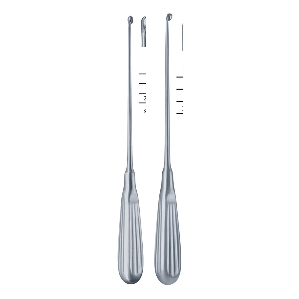 Bone Curette Curved 6.8mm x 250mm (6 mm) 1 BS 14-441-04