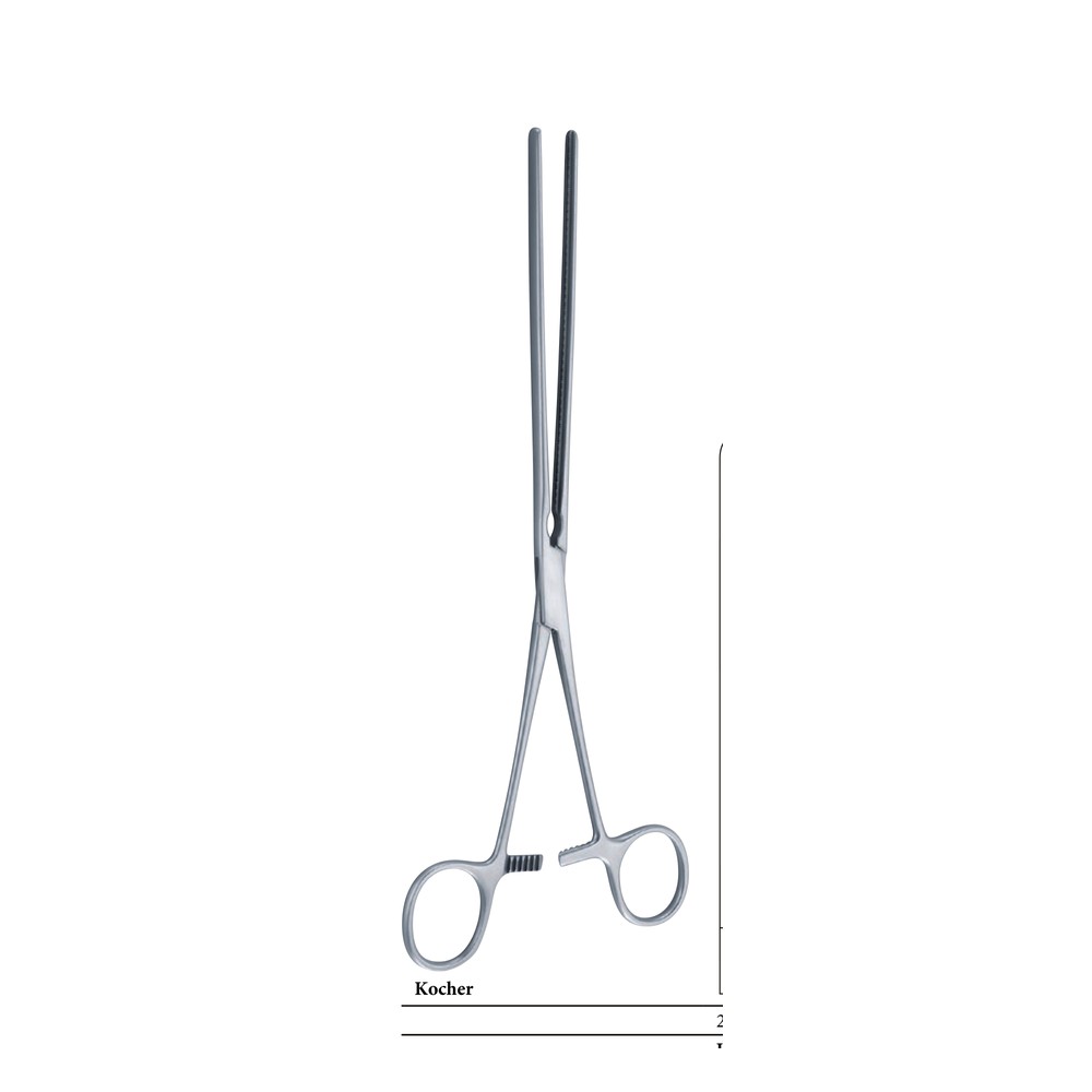 Kocher Hemostatic Forceps IS-Series Pattern 65 — 280 mm (28 cm) 1 Kocher Hemostatic Forceps IS-Series Pattern 65 — 280 mm (28 cm)