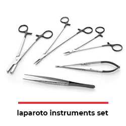laparotomy surgical instruments set