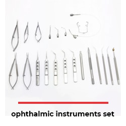 ophthalmic instruments set