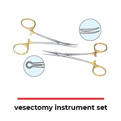 vesectomy instrument set