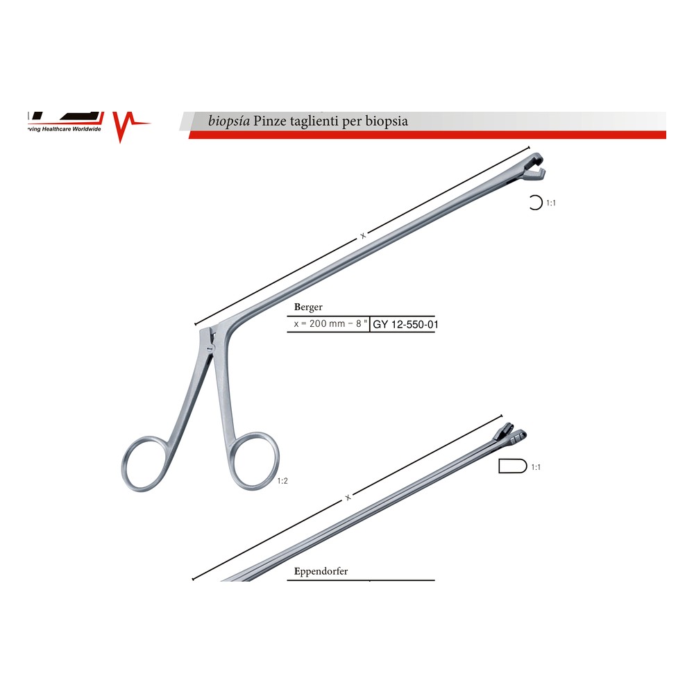 Berger Cervical Biopsy Forceps 1 GY 12-550-01
