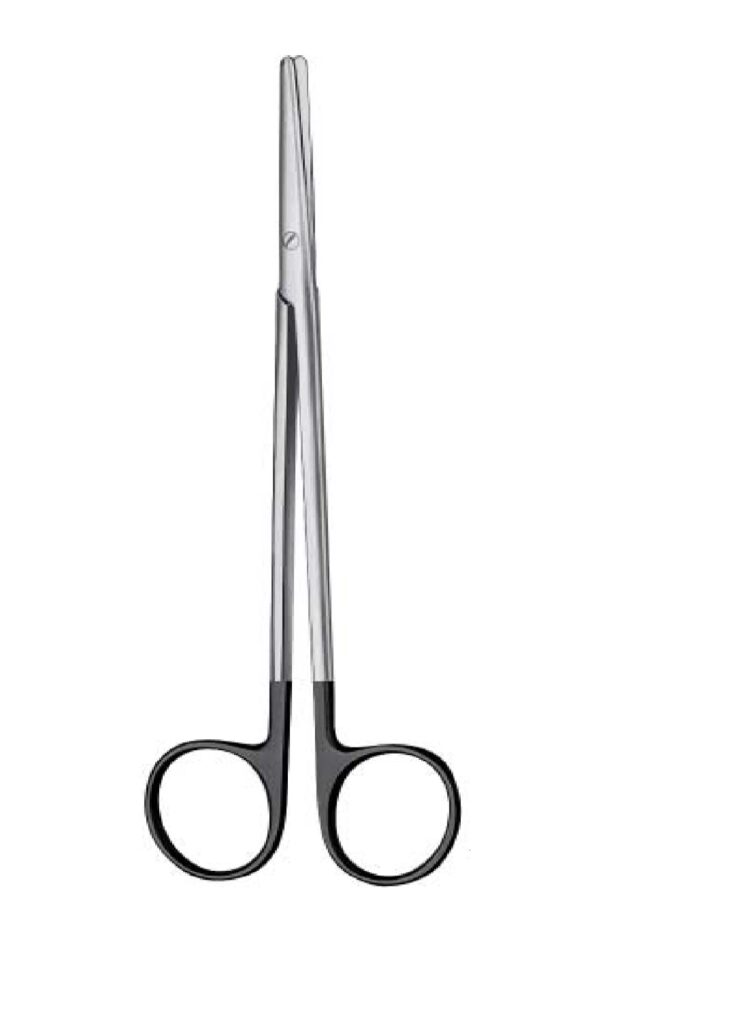 Metzenbaum Super-Cut Ceramic Scissors — Curved, 23 cm (23.0 cm) 1 Metzenbaum 230 mm 23cm SUPER-CUT SCISSORS : Ceramic Coated