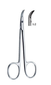 CHADWICK  110mm 11cm Enucleation scissors