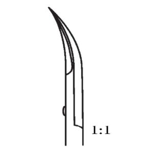 Castroviejo x = 8 mm 150mm 15cm Micro scissors