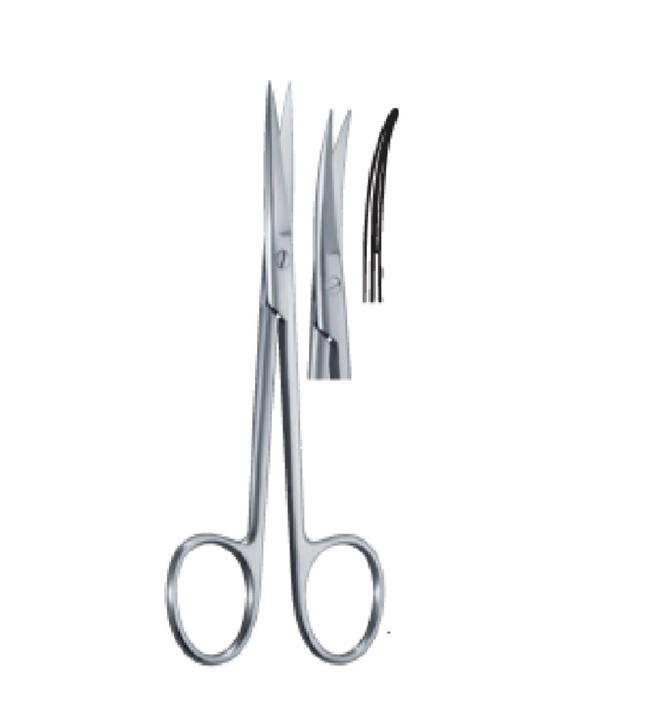 Wagner Curved Serrated Scissors 12cm