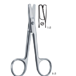 Harvey Serrated Blade 125mm 12.5cm Wire cutting scissors