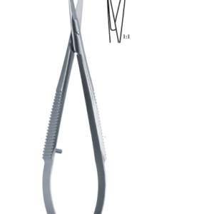 Noyes straight, sharp-blunt 120mm 12cm Micro scissors