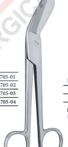 Excentric Serrated Blade 160mm 16cm Bandage scissors