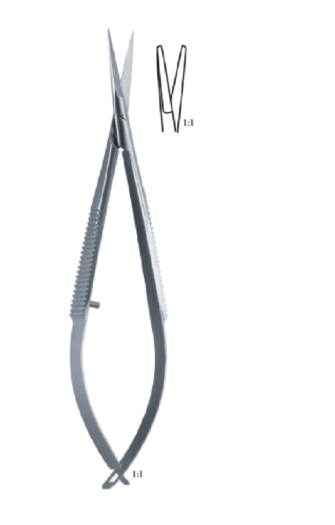 Noyes Micro Scissors — Straight Blunt/Blunt, 12 cm 1 Noyes straight, blunt-blunt 120mm 12cm Micro scissors