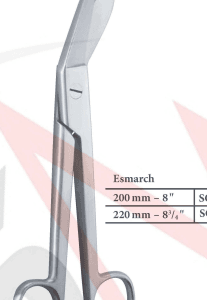 Esmarch 200mm 20cm Bandage scissors