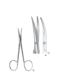 Scissors for plastic surgery 105mm 10.5cm Plastic surgery scissors