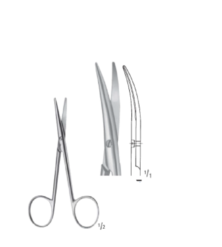 Scissors For Plastic Surgery 105Mm 10.5Cm Plastic Surgery Scissors