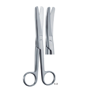 DOYEN 175mm 17.5cm Gynaecological scissors