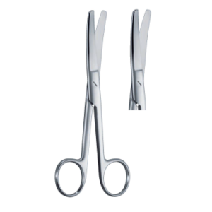 Standard Blunt/Blunt 165mm 16.5cm Operating Surgical Scissor