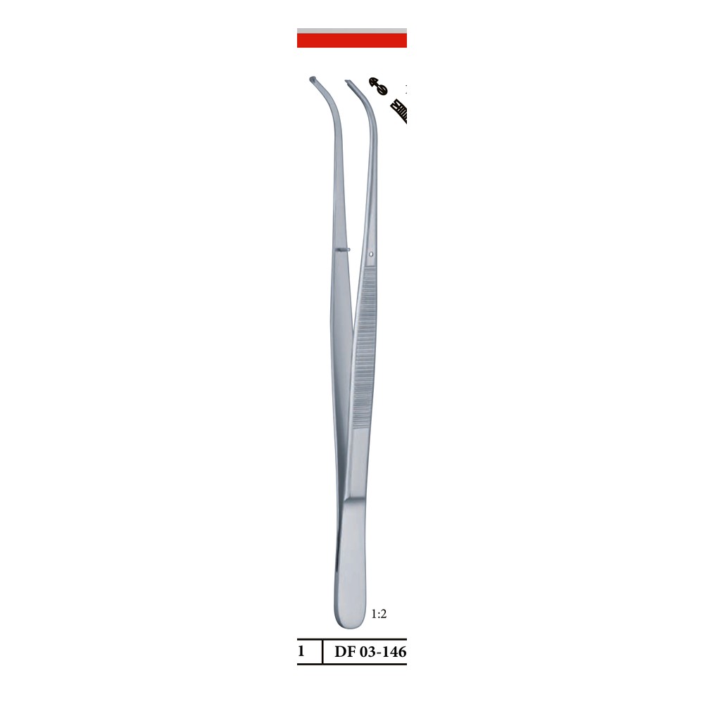 Brophy Tissue Forceps — 200 mm (20 cm), Pattern 146 1 DF 03-146-01