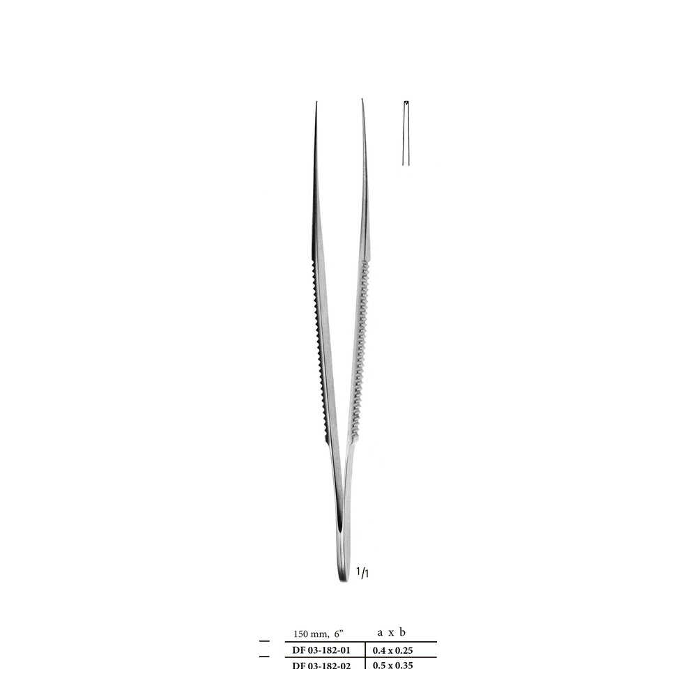 Tissue Forceps — 150 mm (15 cm), Pattern 182-03 1 DF 03-182-03