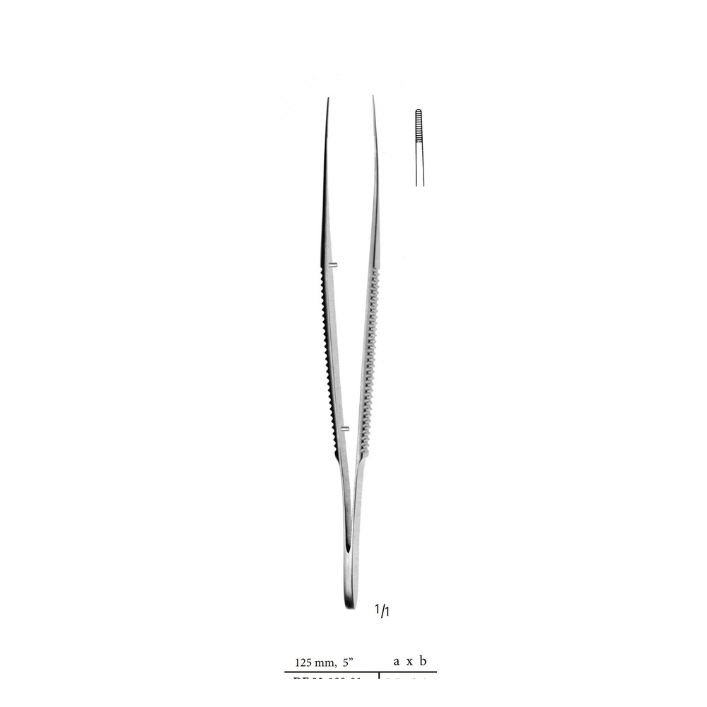 Tissue Forceps — 125 mm (12.5 cm), Pattern 188-06 1 DF 03-188-06