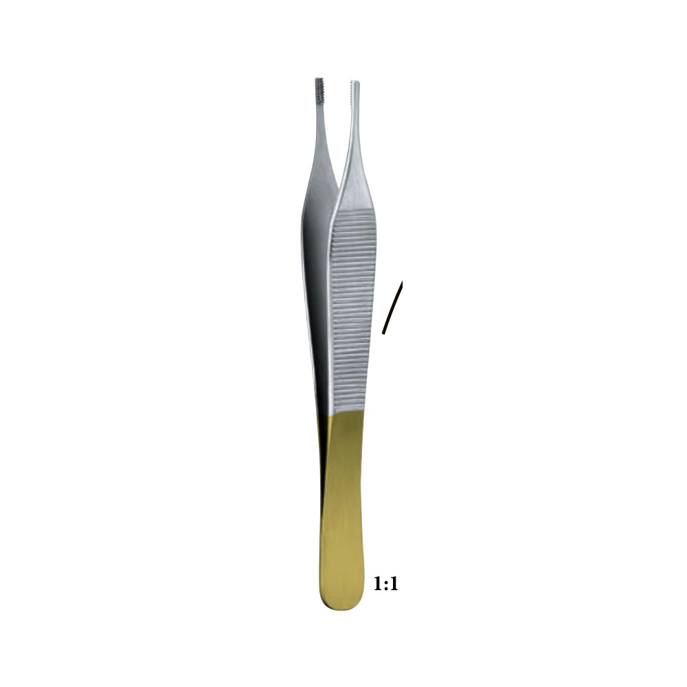 Adson-Brown Tissue Forceps — 12 cm, Tungsten-Carbide 1 DF 03-395-01