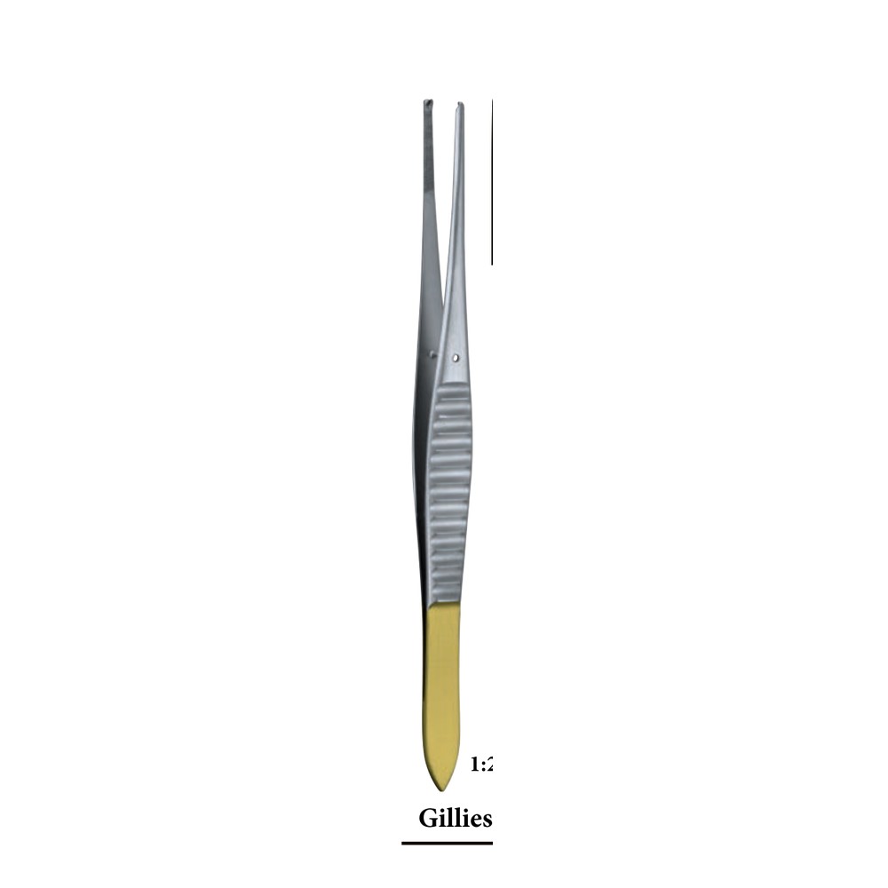 Gillies Tissue Forceps TC — 150 mm (15 cm) 1 DF 03-400-01