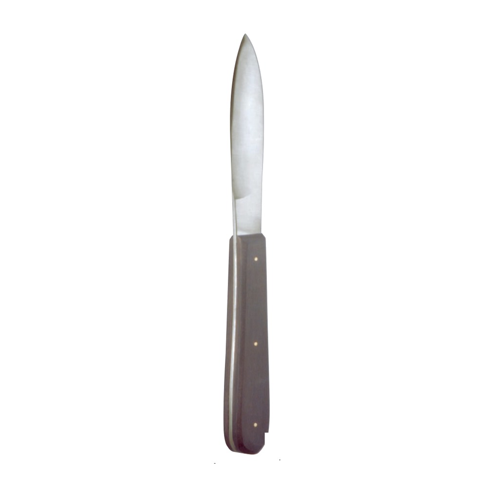 Virchow x = 120 mm, Autopsy knives with wooden handle 255 mm 25.5 cm SCALPELS, KNIVES, AUTOPSY KNIVES 1 DI 01-1030-01