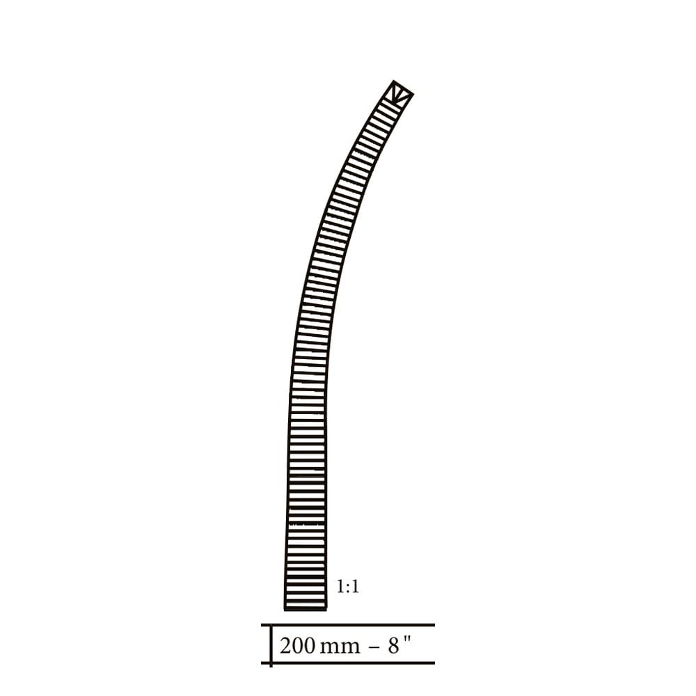 Kocher Hemostatic Forceps — 240 mm (24 cm), Pattern 141 1 HF 04-141-06