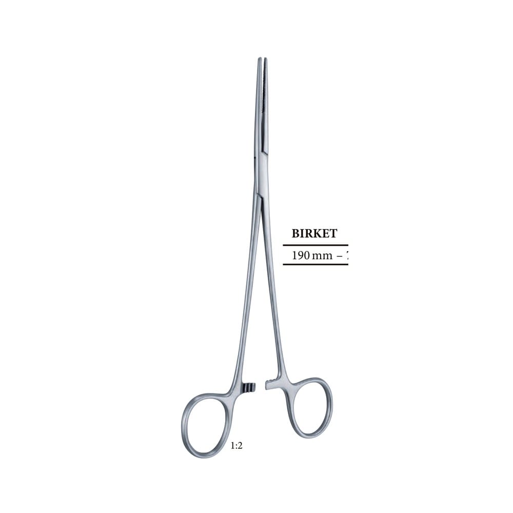 BIRKET 190mm 19cm HAEMOSTATIC FORCEPS 1 HF 04-145-01