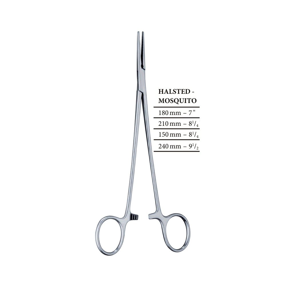 Halsted-Mosquito Hemostatic Forceps — 180 mm (18 cm) 1 HF 04-205-01
