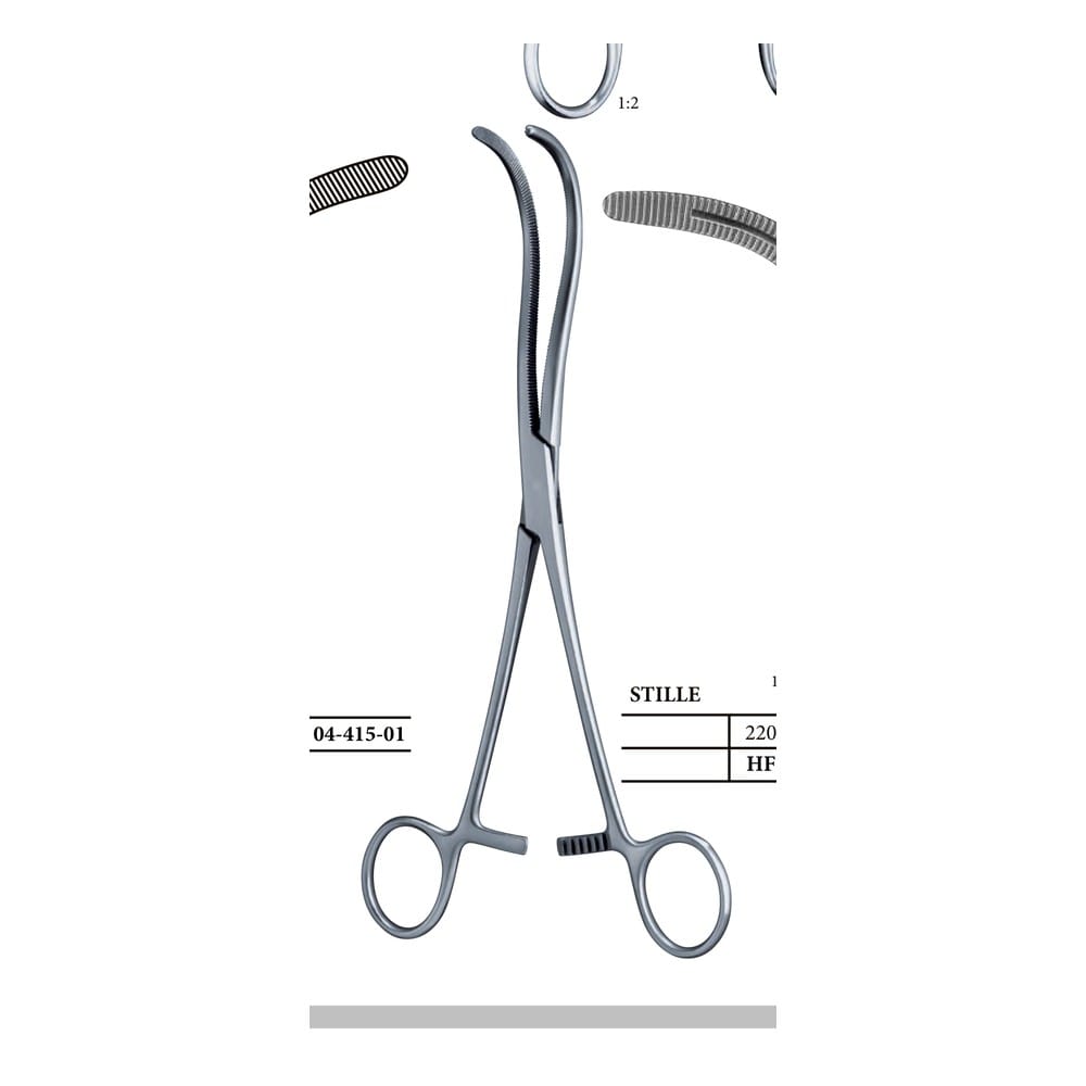 MAYO - GUYON 230mm 23cm Kidney pedicle forceps 1 HF 04-415-01