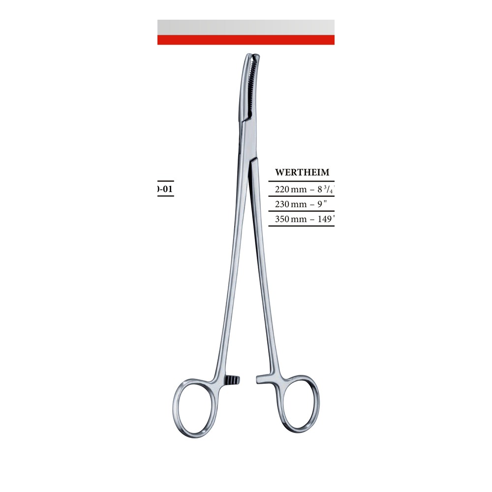 FAURE 200mm 20cm Clamp forceps ? Peritoneal forceps 1 HF 04-420-01