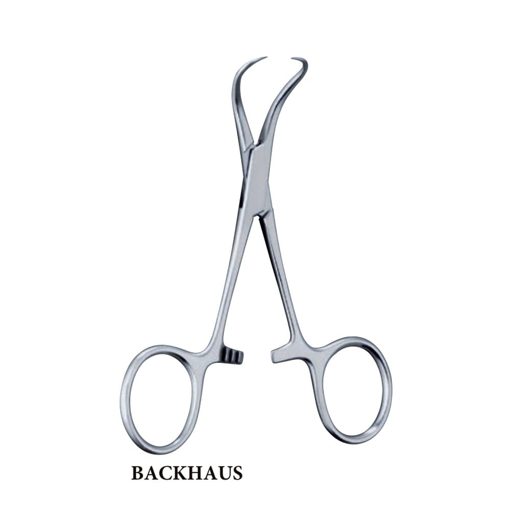 BACKHAUS 160mm 16cm Towel forceps 1 HF 04-520-05