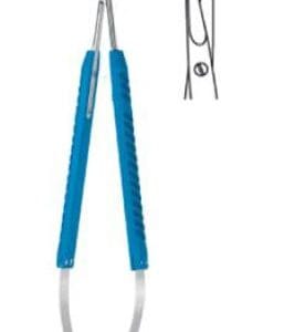Micro 2000 Curved 150mm 15cm SURGICAL SCISSORS : ANODISED ALUMINIUM