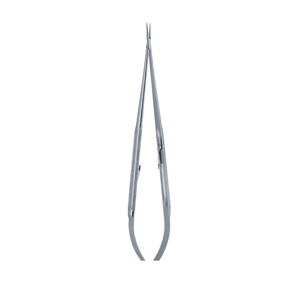 without ratchet, x = 10 mm, straight Micro needle holders with round handle 1 NH 10-640-04
