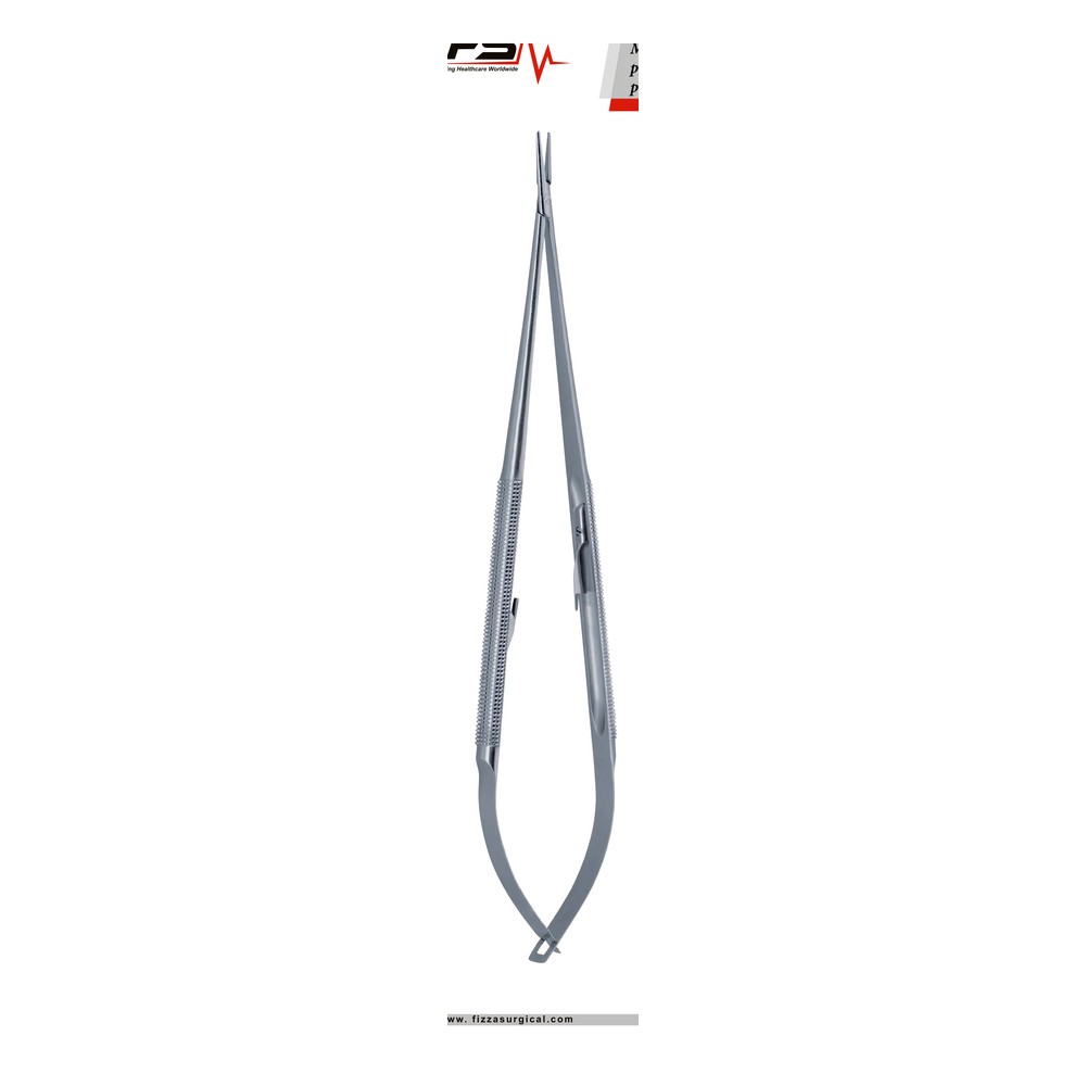 without ratchet, x = 10 mm, straight Micro needle holders with round handle 1 NH 10-640-07