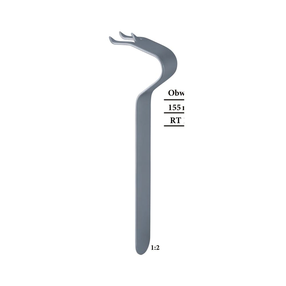 Obwegeser x = 60 mm x 12 mm RETRACTORS - Wound Retractors 1 Obwegeser x = 60 mm x 12 mm RETRACTORS – Wound Retractors