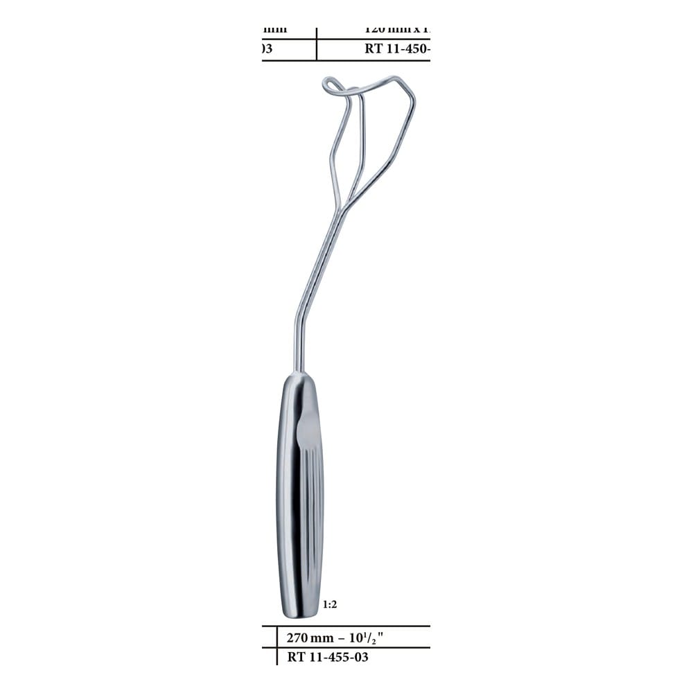 Zenker x = 120 mm x 12 mm RETRACTORS - Wound Retractors 1 Zenker x = 120 mm x 12 mm RETRACTORS – Wound Retractors
