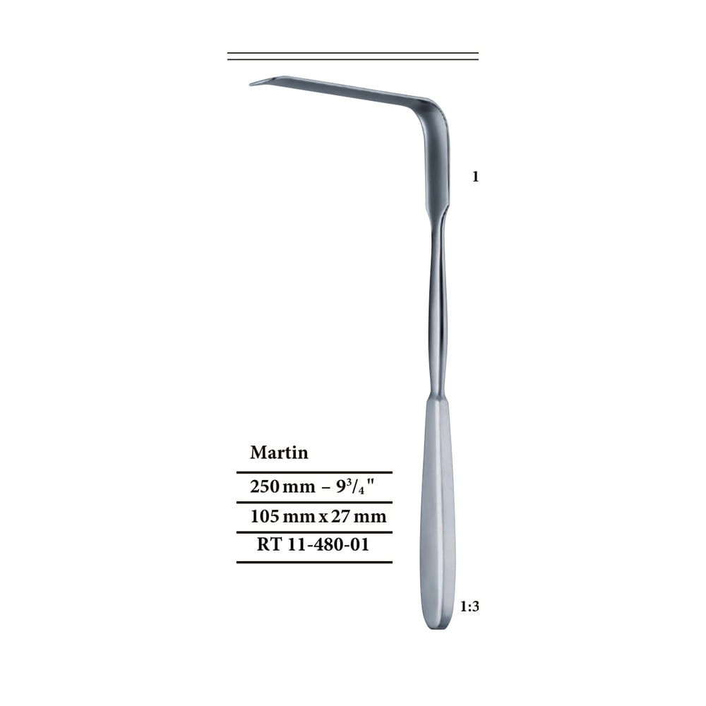 Martin x = 105 mm x 27 mm RETRACTORS - Wound Retractors 1 Martin x = 105 mm x 27 mm RETRACTORS – Wound Retractors