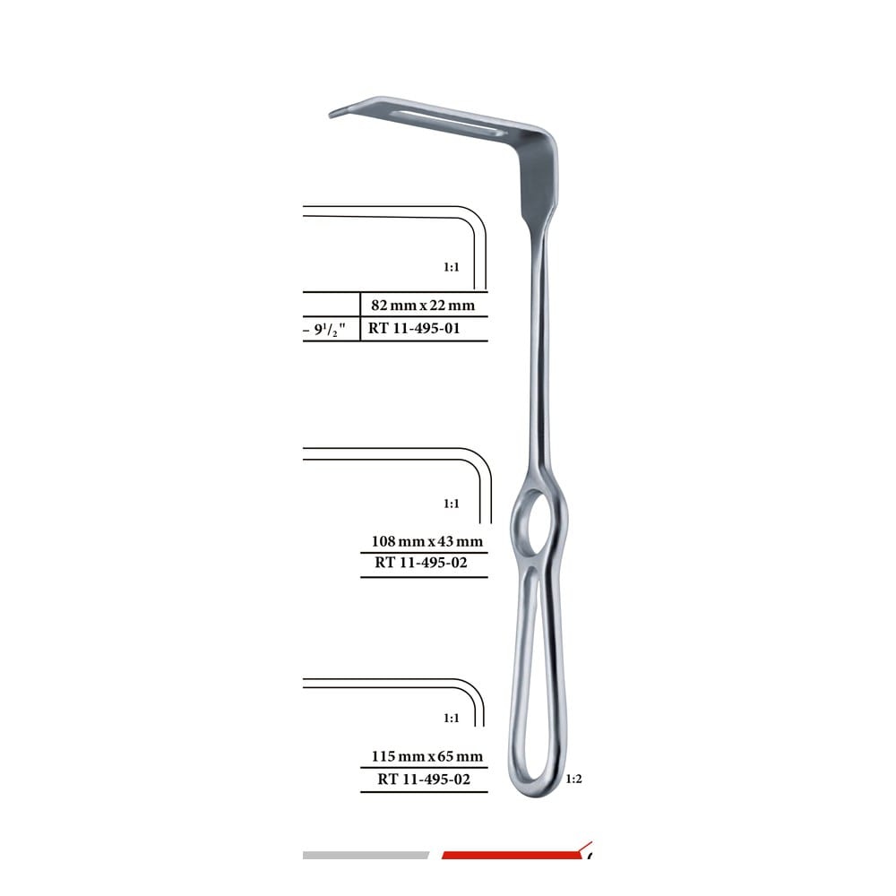 Coryllos x = 82 mm x 22 mm RETRACTORS - Wound Retractors 1 Coryllos x = 82 mm x 22 mm RETRACTORS – Wound Retractors