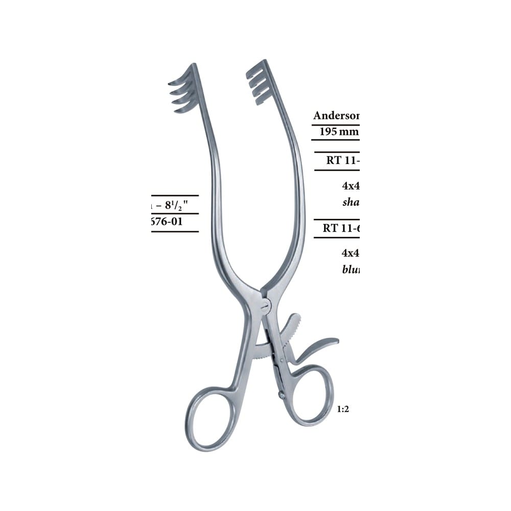 Anderson-Adson Sharp Self-retaining Retractors 1 Anderson-Adson Sharp Self-retaining Retractors