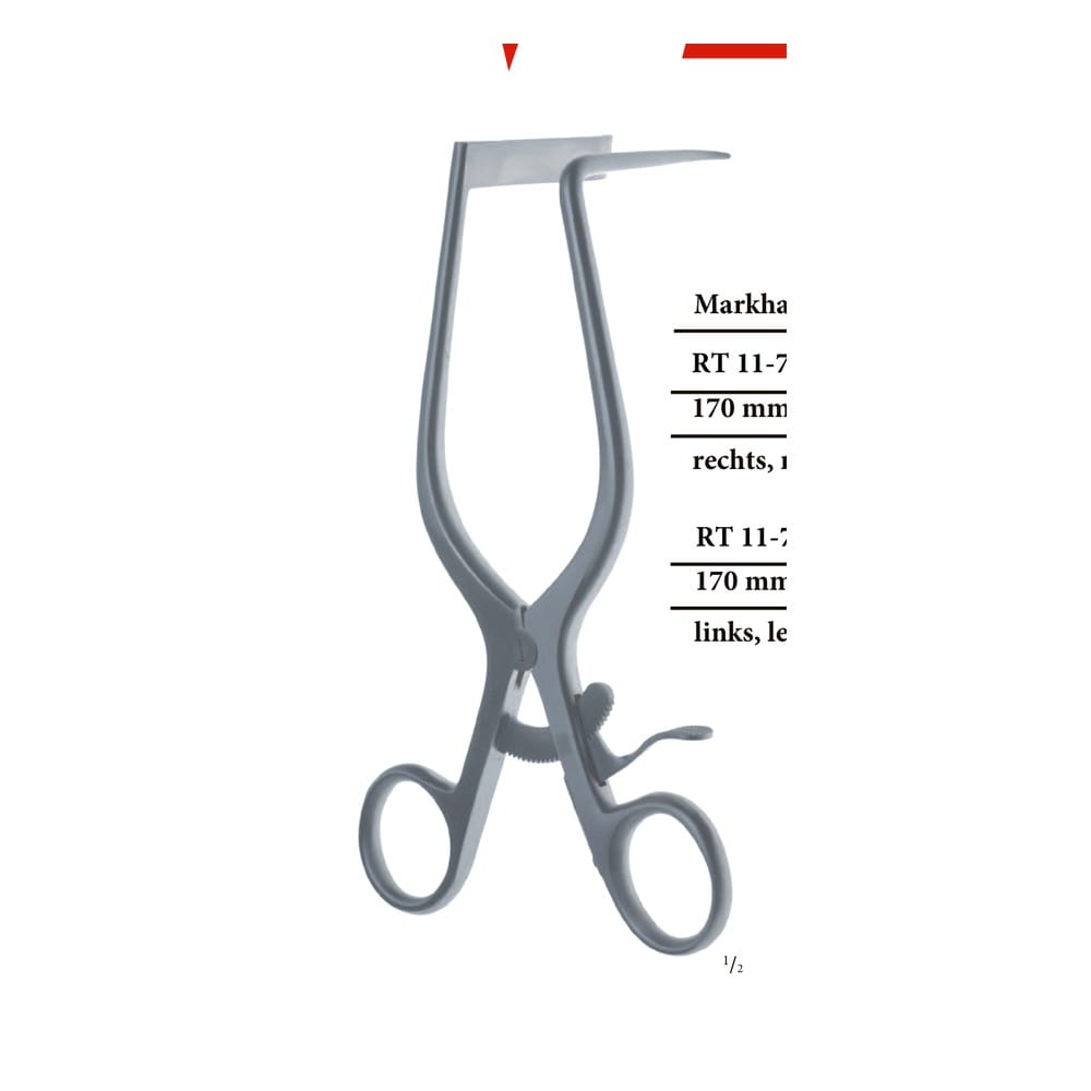 Markham-Meyerding right: 50 x 100 mm Self-retaining Retractors 1 Markham-Meyerding right: 50 x 100 mm Self-retaining Retractors
