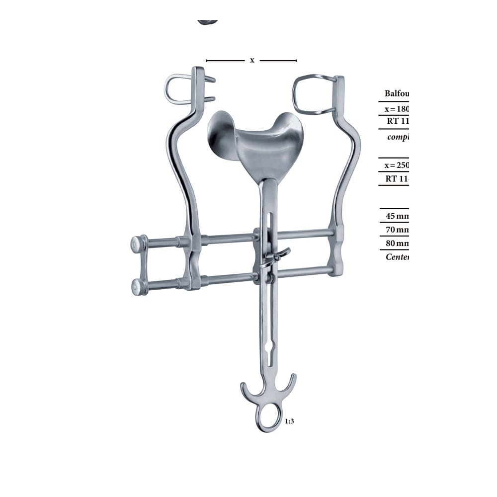 Balfour Center blades, only Abdominal Retractors 1 Balfour Center blades, only Abdominal Retractors