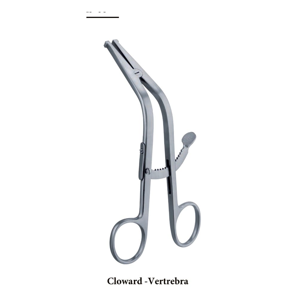Cloward x = 60 mm, toothed Laminectomy Retractors 1 Cloward x = 60 mm, toothed Laminectomy Retractors