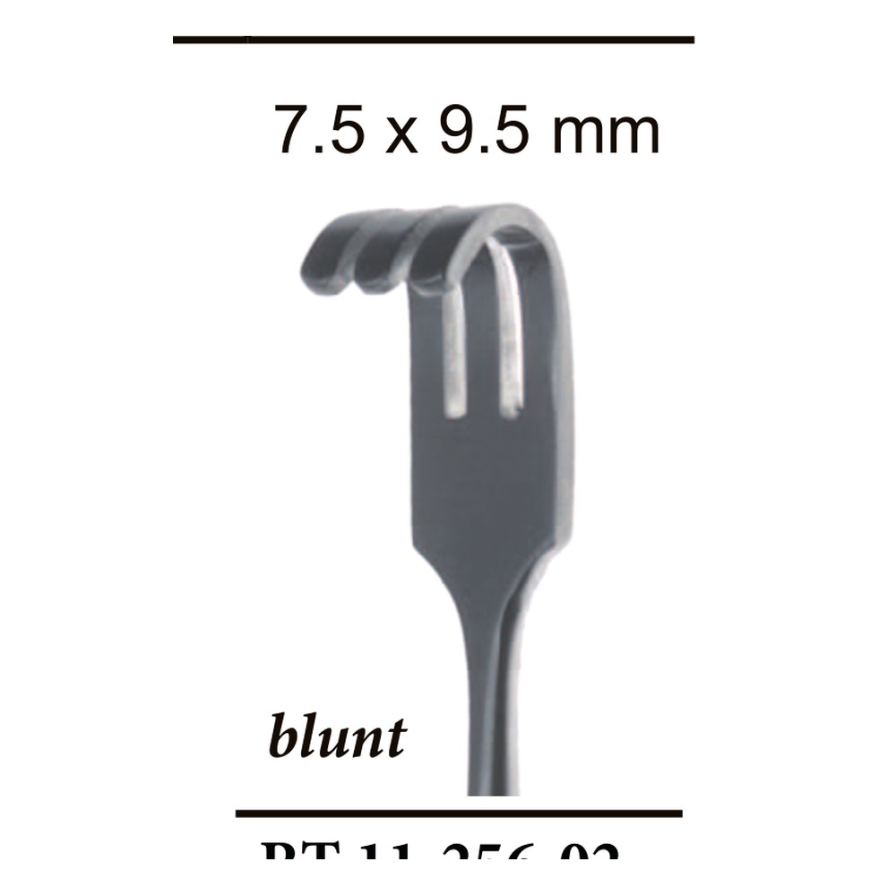 Mathieu x = 22 x 7 mm, blunt RETRACTORS - Wound Retractors 1 RT 11-256-02