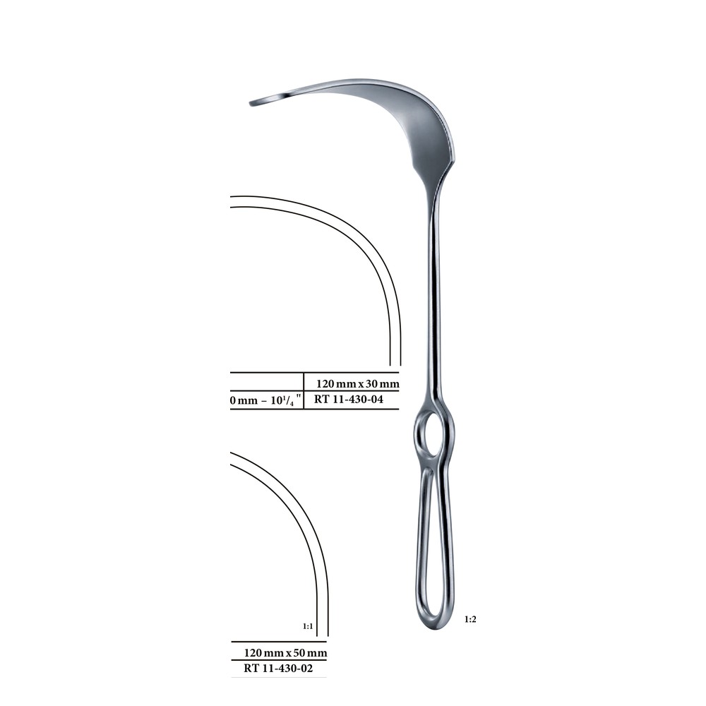 Mikulicz x = 120 mm x 30 mm RETRACTORS - Wound Retractors 1 RT 11-430-04