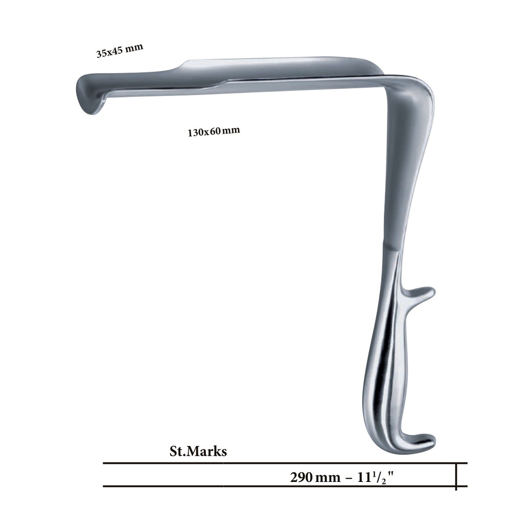 St.Marks x = 130 mm x 60 mm RETRACTORS - Wound Retractors 1 RT 11-515-01