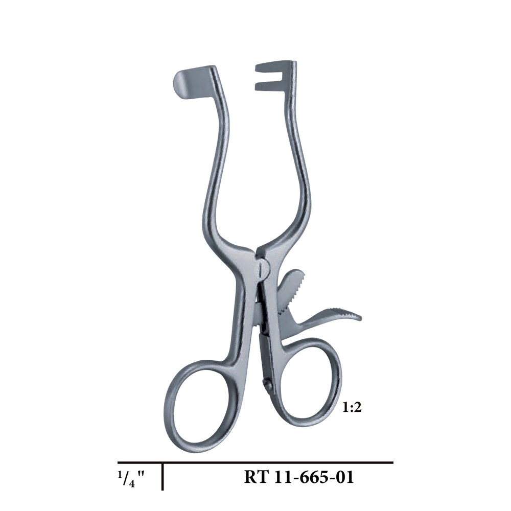 Plester left, blunt Self-retaining Retractors 1 RT 11-665-01
