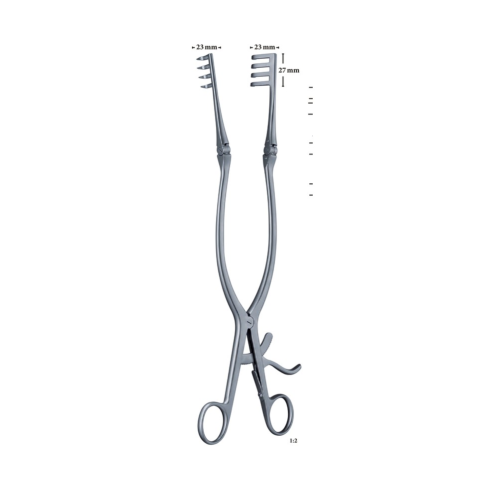 Beckmann sharp Self-retaining Retractors 1 RT 11-690-01