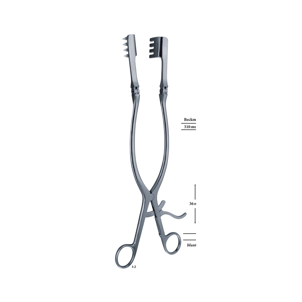Beckmann - Adson blunt Self-retaining Retractors 1 RT 11-700-01