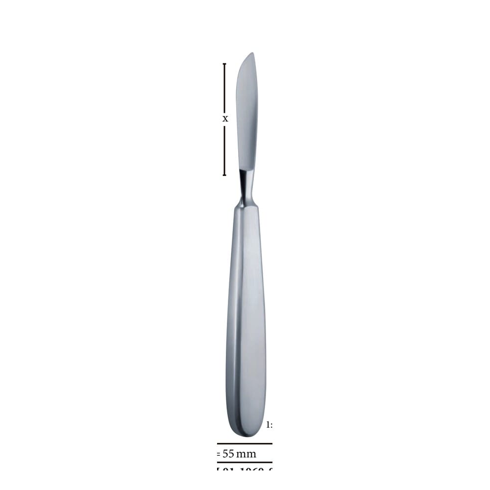 Collin x = 190 mm, double cutting edge SCALPELS,KNIVES-AMPUTATION/RESECTION KNIVES 1 Collin x = 190 mm, double cutting edge SCALPELS,KNIVES-AMPUTATION/RESECTION KNIVES